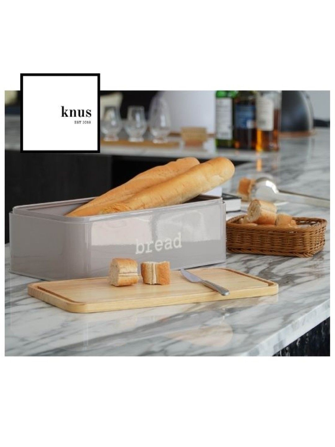 Knus PH Bread Snack Box Reversible Bamboo Lid (Square- Image 3)