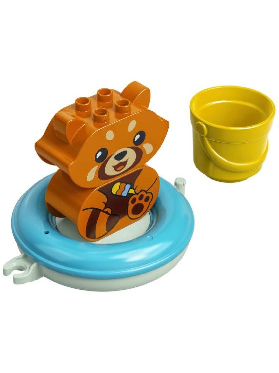 Lego Duplo Bath Time Fun: Floating Red Panda Building Blocks (5pcs) (No Color- Image 1)