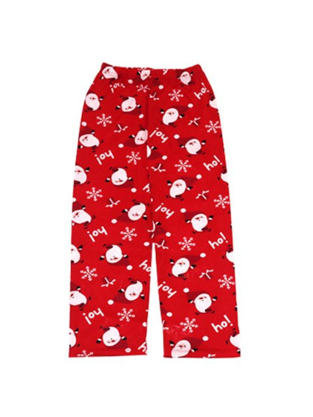 bean fashion Merry Jammies Ruffled Longsleeves Pajama Set (Red- Image 4)