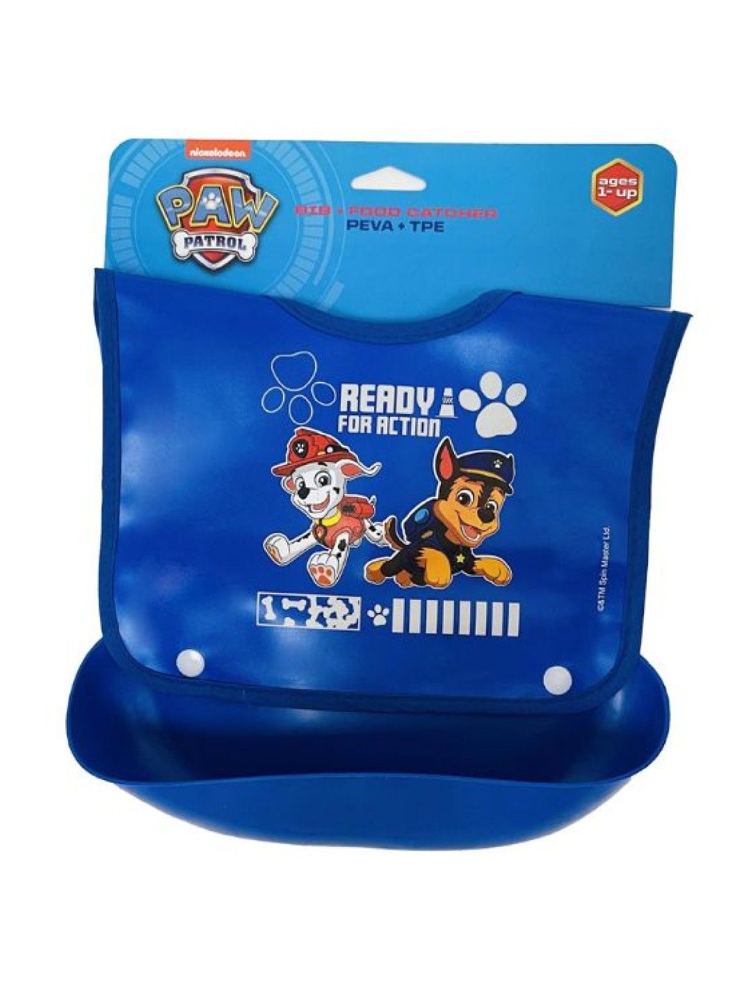 Enfant Paw Patrol Bib With Catcher (Dark Blue- Image 4)