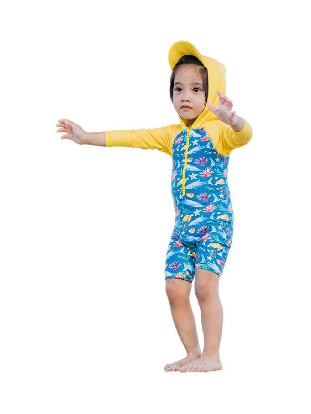 bean fashion Anina Rubio Panglao Baby Boy Hooded Swimsuit