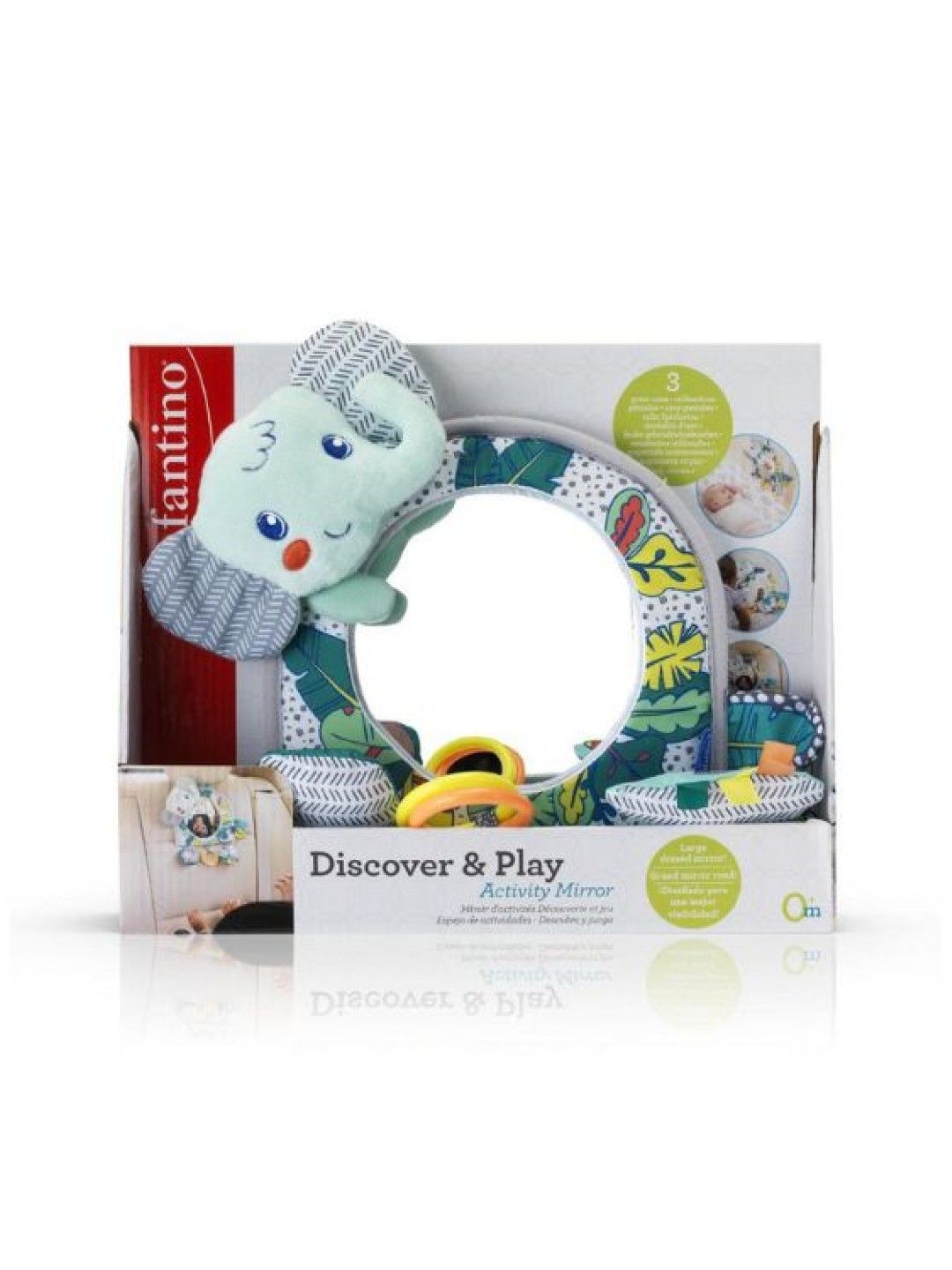 Infantino Discover & Play Activity Mirror (No Color- Image 2)