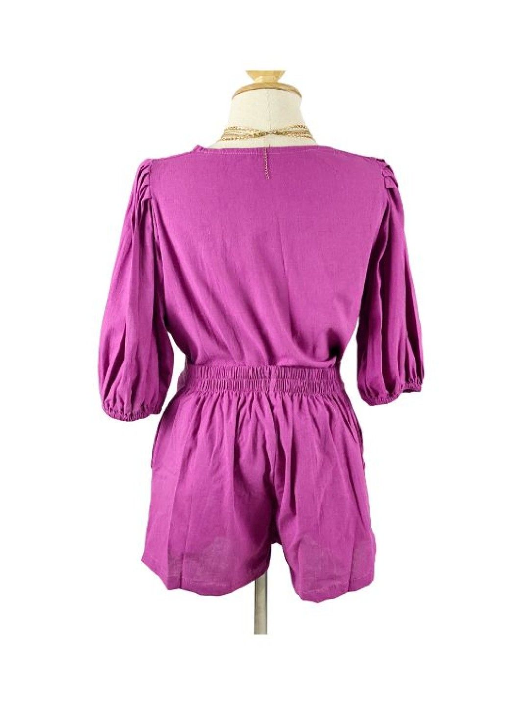 Mama Brand PH Misty Breastfeeding Skort Set (Magenta- Image 3)