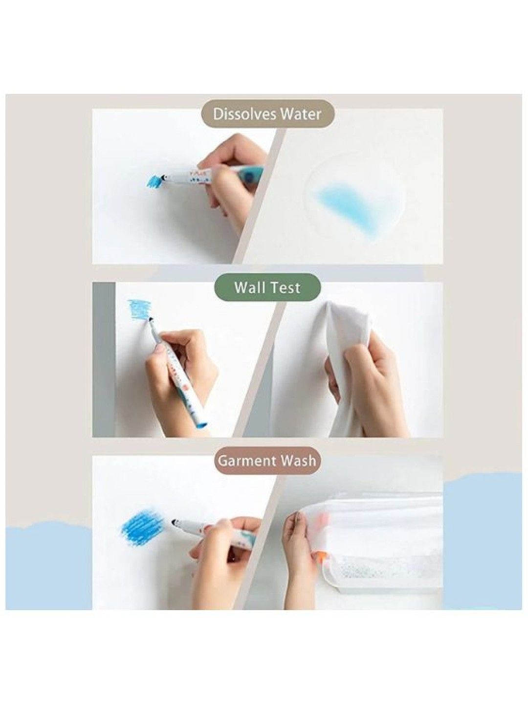 Y-PLUS+ Elephant Super Washable Fibre Pen (12 Colors) (No Color- Image 4)