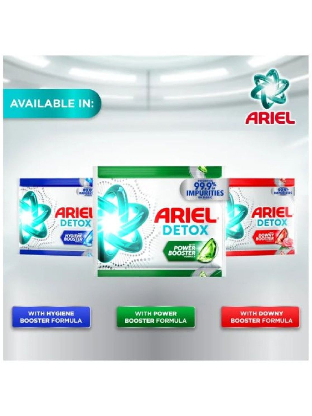 Ariel Detox Powder Detergent with Downy Booster (1.32kg) (No Color- Image 4)