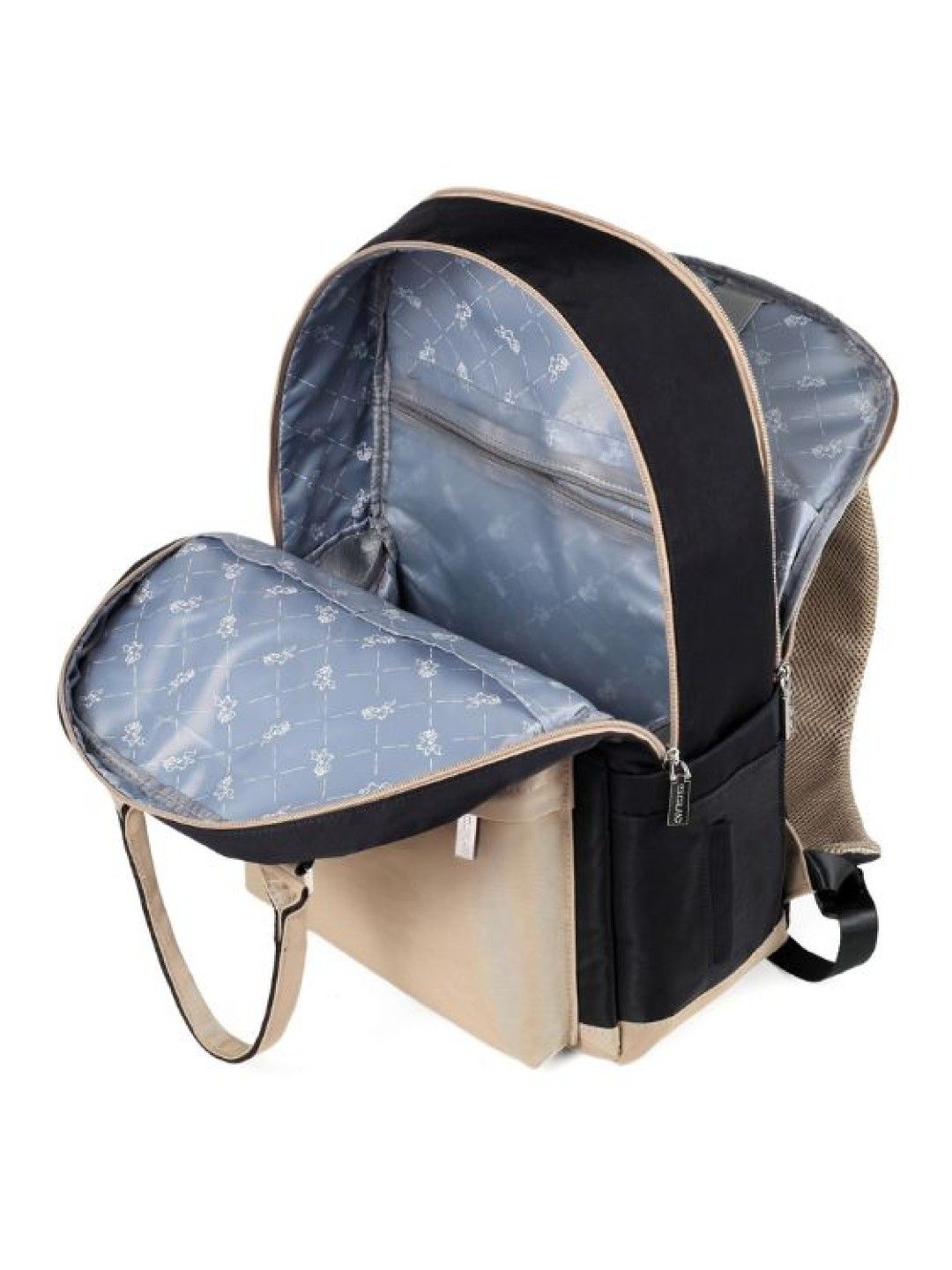 Colorland Kenzie Pack and Go Baby Travel Diaper Backpack (Black- Image 3)