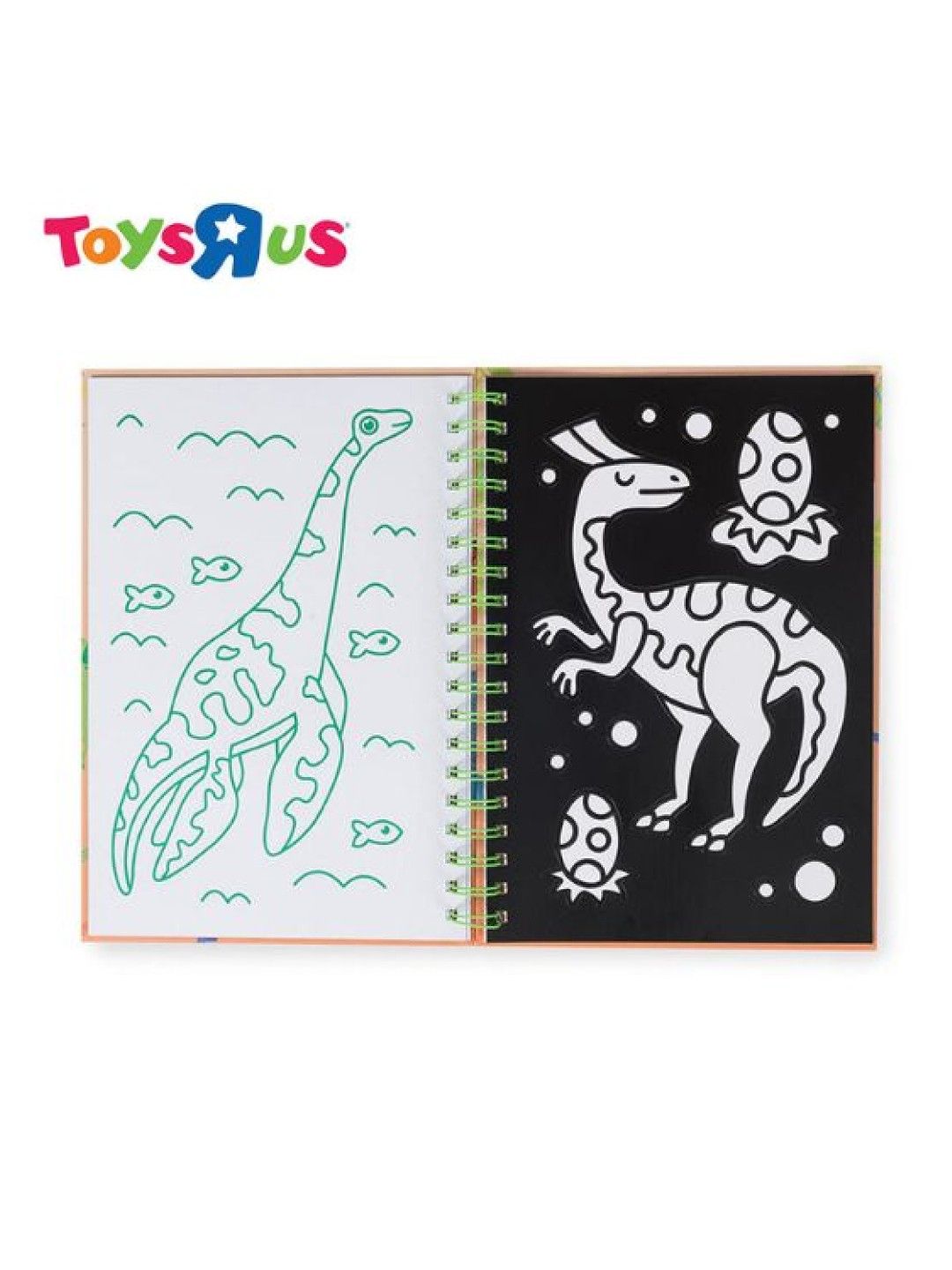 Toys R Us Creation Nation Foil Art Book - Dinosaur (No Color- Image 2)