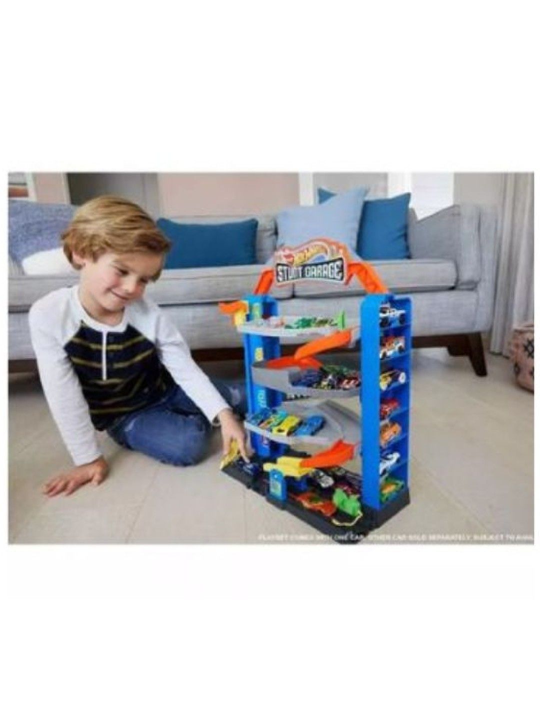 Hot Wheels City Stunt Garage Playset (No Color- Image 4)