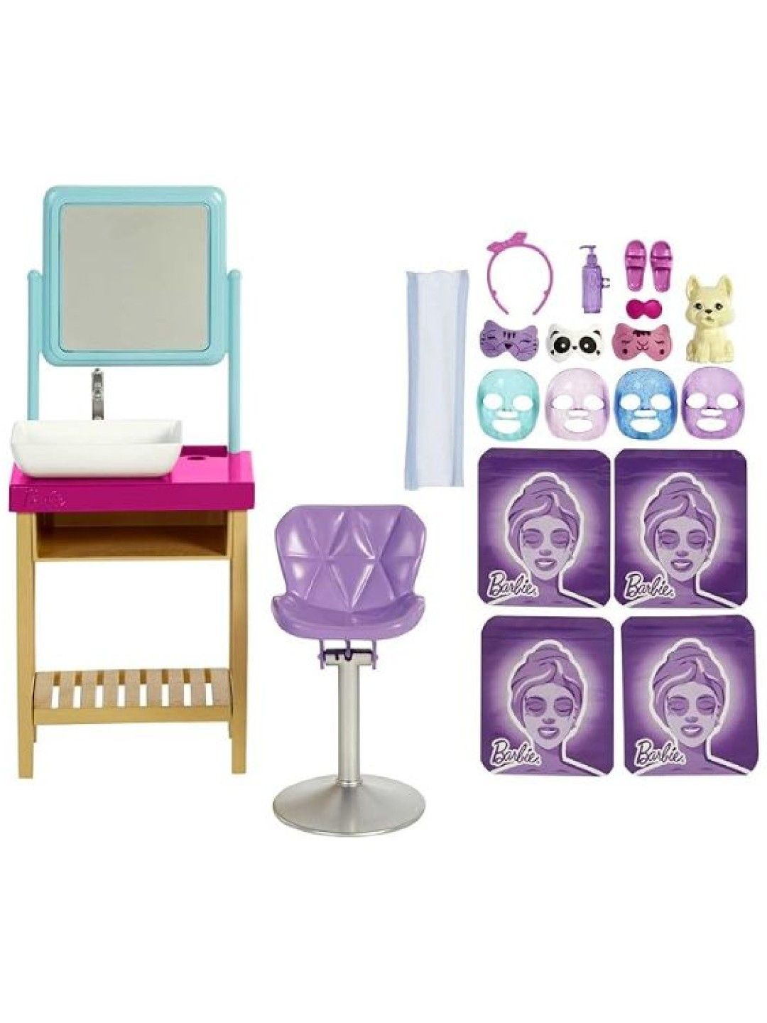 Barbie Sparkle Mask Spa Day Playset (No Color- Image 3)