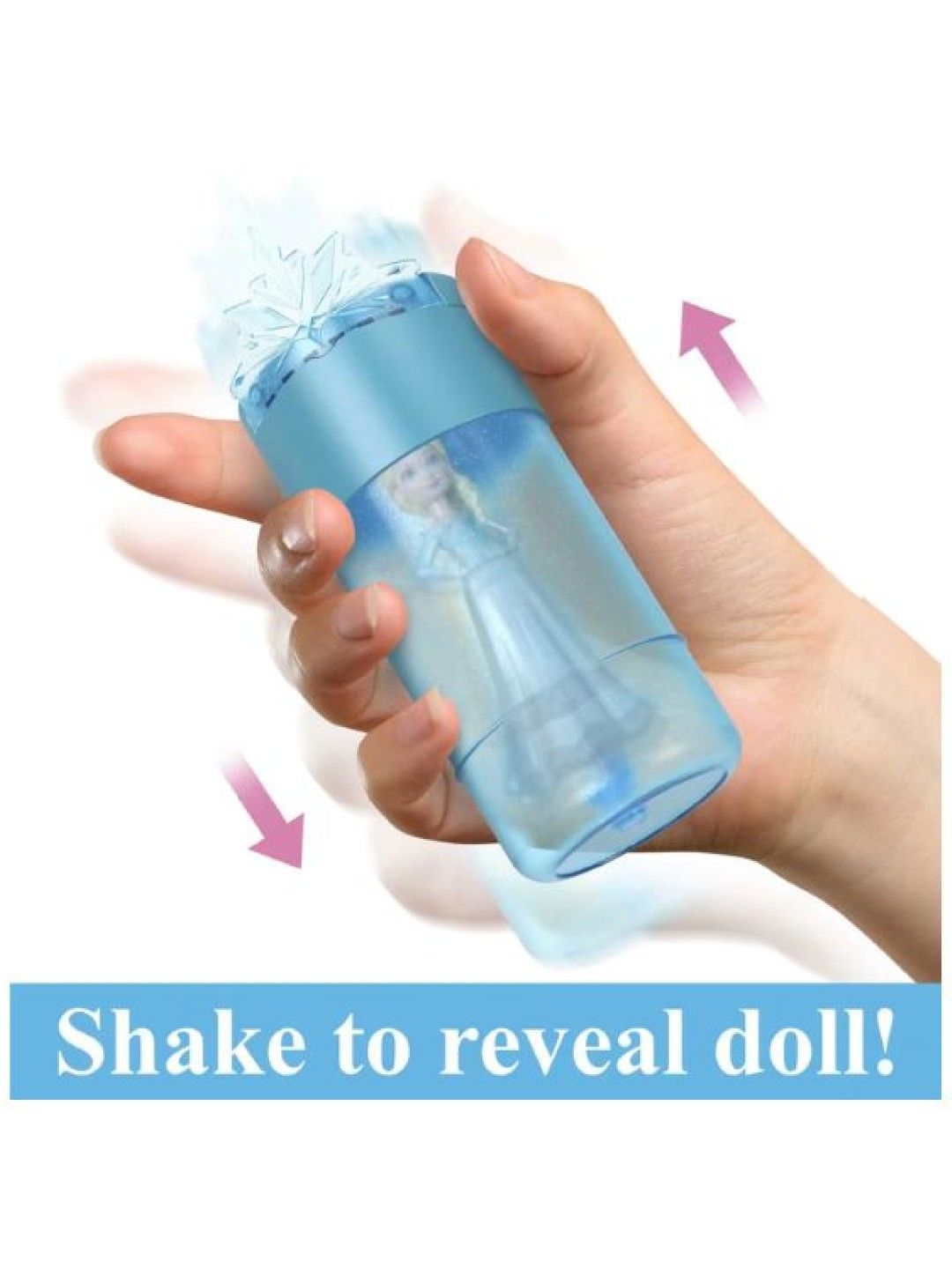 Disney Frozen Snow Color Reveal Small Doll with 6 Unboxing Surprises (No Color- Image 2)