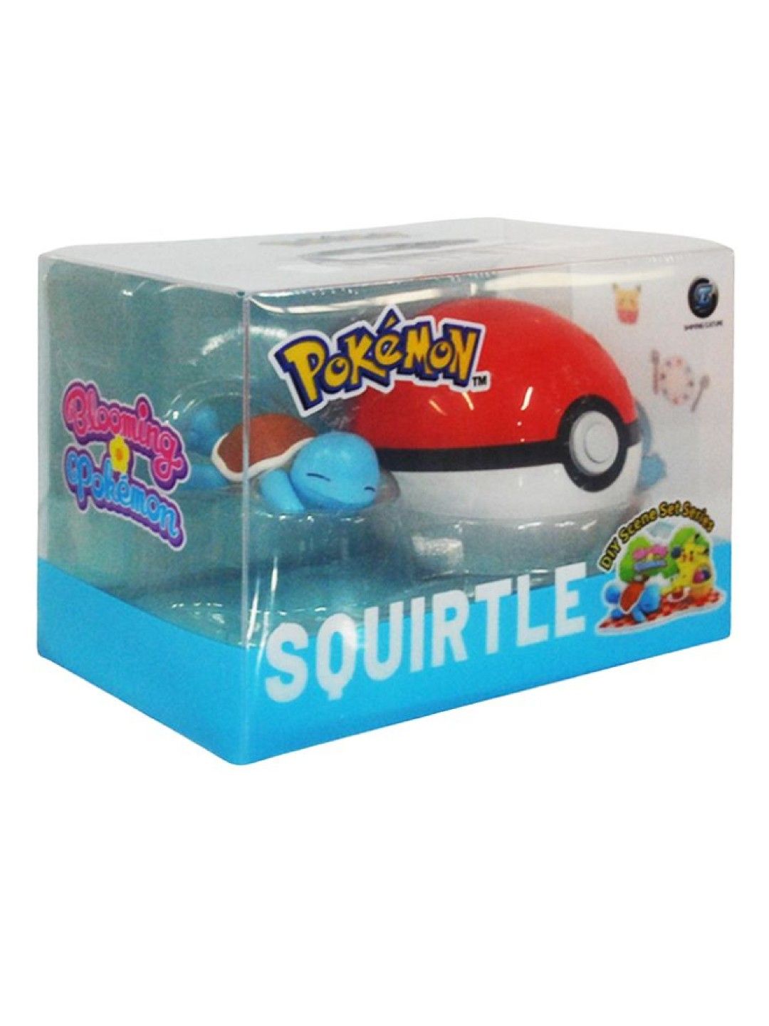 Pokemon DIY Scene Set Series - Blooming Pokemon Squirtle Poke Ball Set (No Color- Image 4)