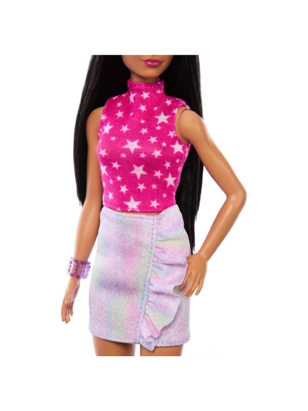 Barbie Fashionistas Doll #215 with Black Straight Hair (No Color- Image 3)