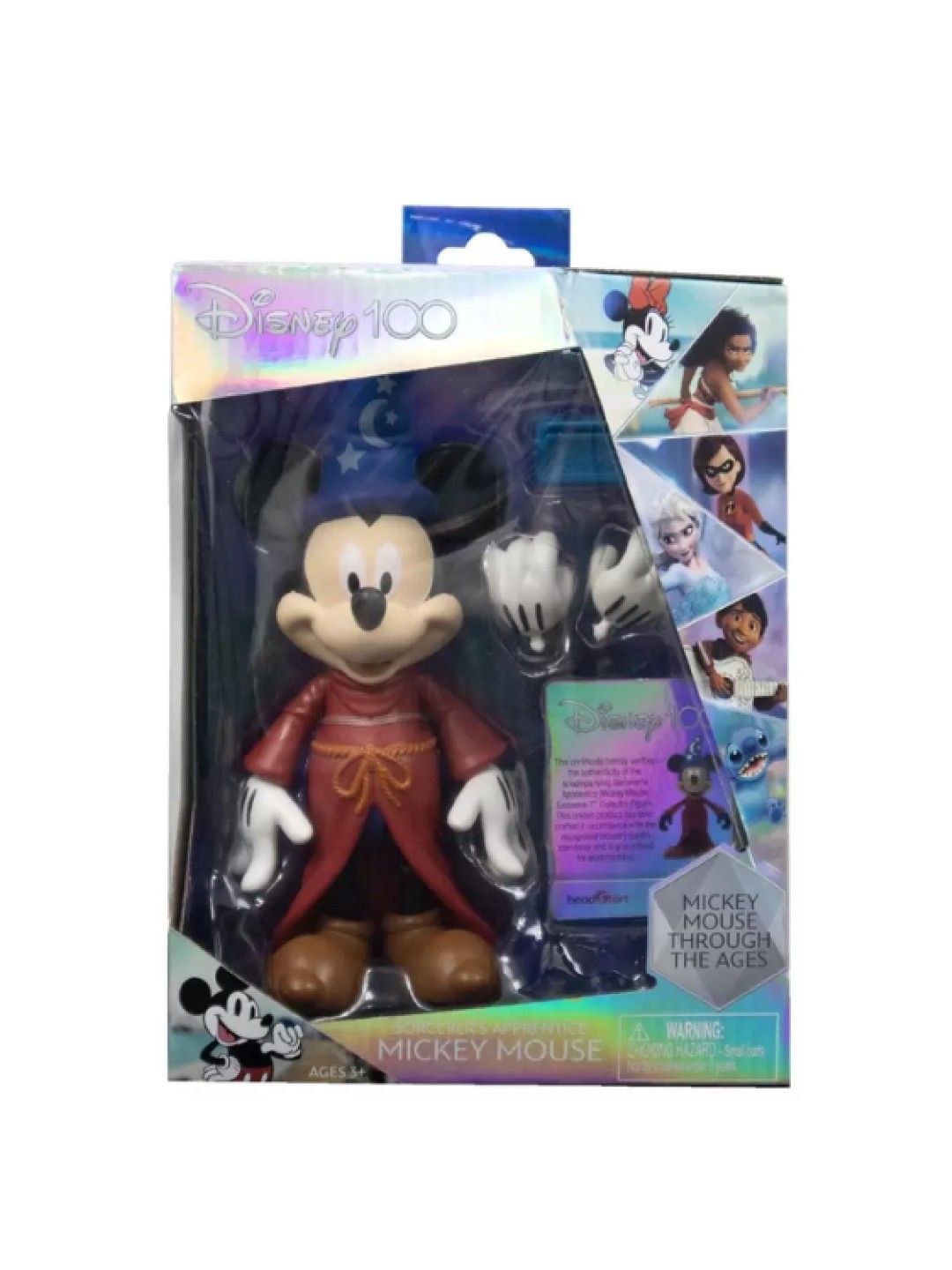 Disney D100 6" Diecast Figures Sorcerer Apprentice Mickey Mouse (No Color- Image 4)