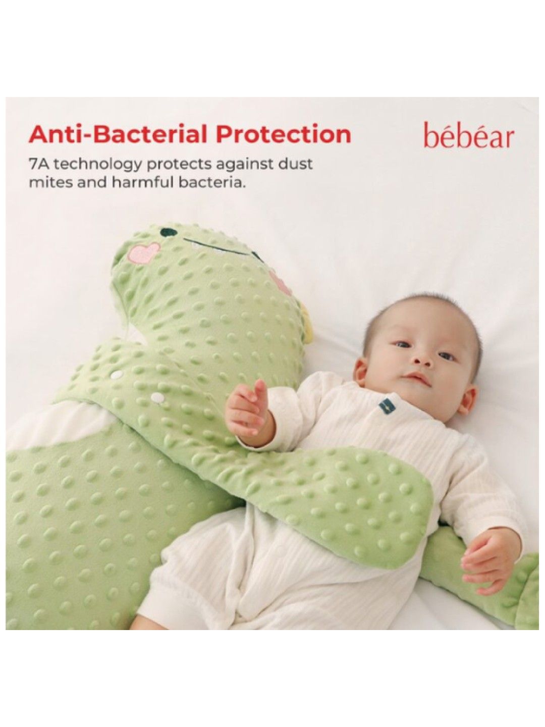 Bebear Electric Patting Comfort Pillow (Green- Image 2)