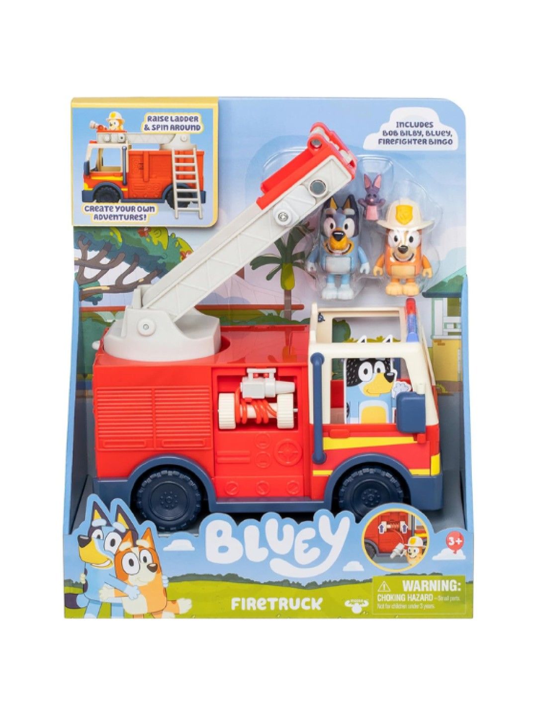 Bluey S10 Firetruck Playset (No Color- Image 4)