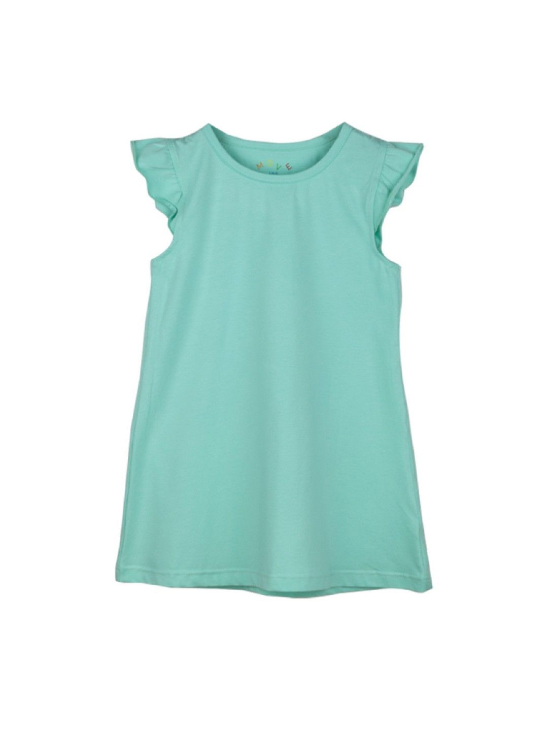 Meet My Feet Three-Pack Dress with Ruffle Sleeves (Pink/Purple/Green- Image 4)