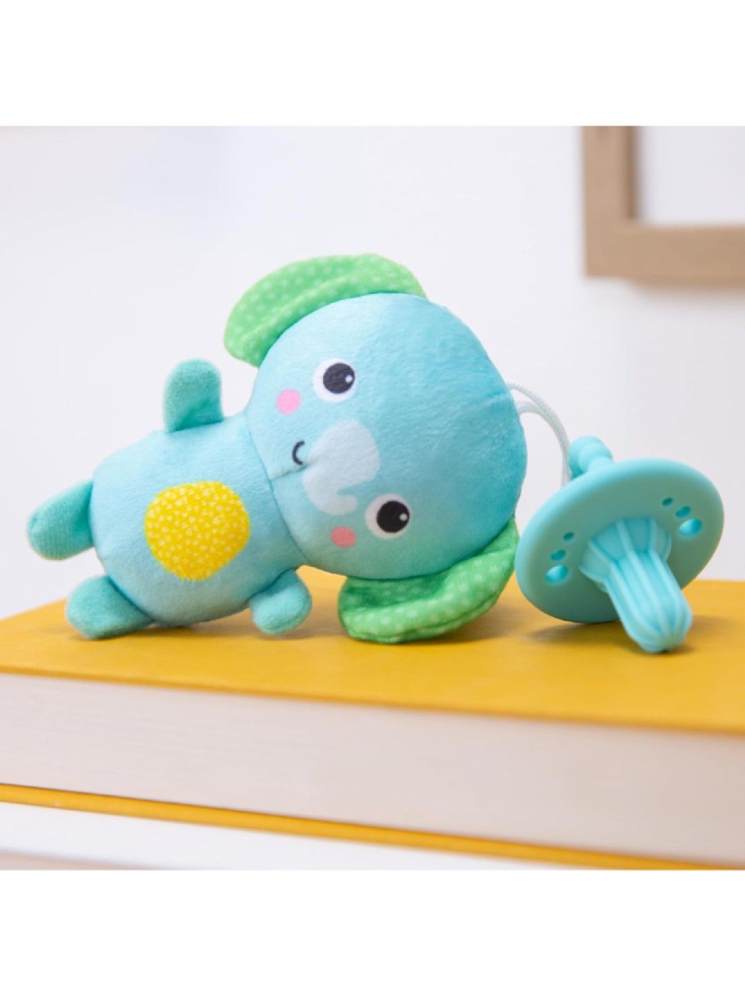 Bright Starts Soothe Mate Plush Teether Toy - Elephant (No Color- Image 2)