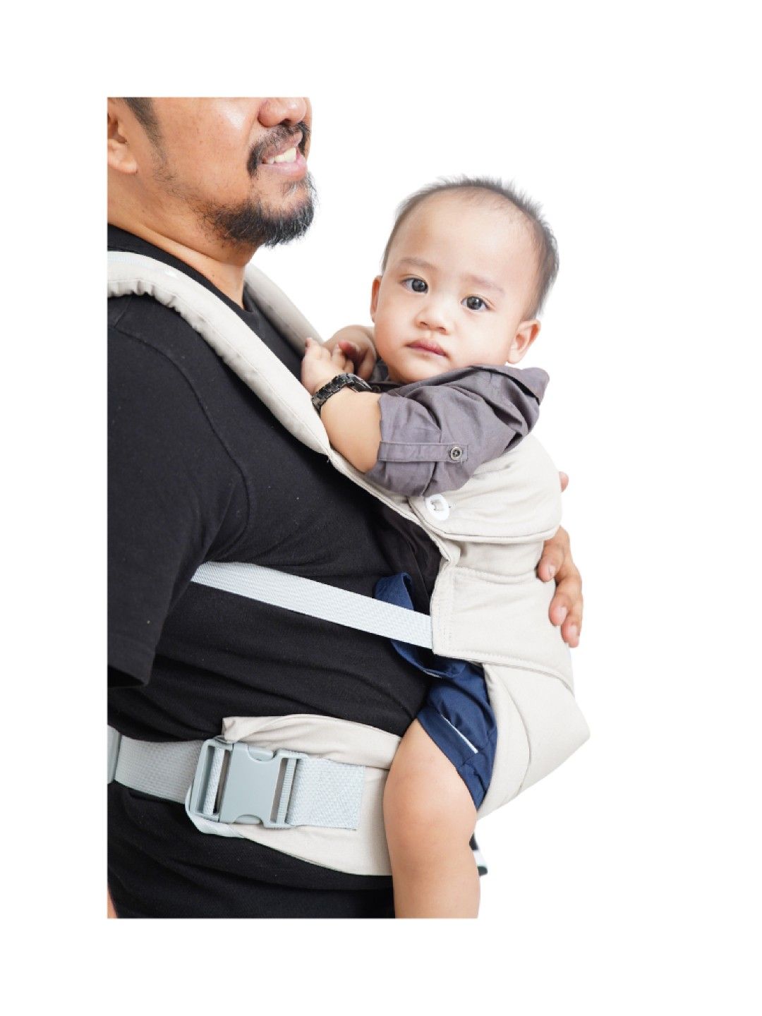 Zima Ergonomic Baby Carrier (Gray- Image 4)