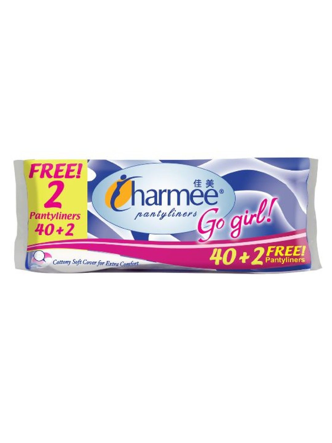 Charmee Go Girl Pantyliner 40+2's