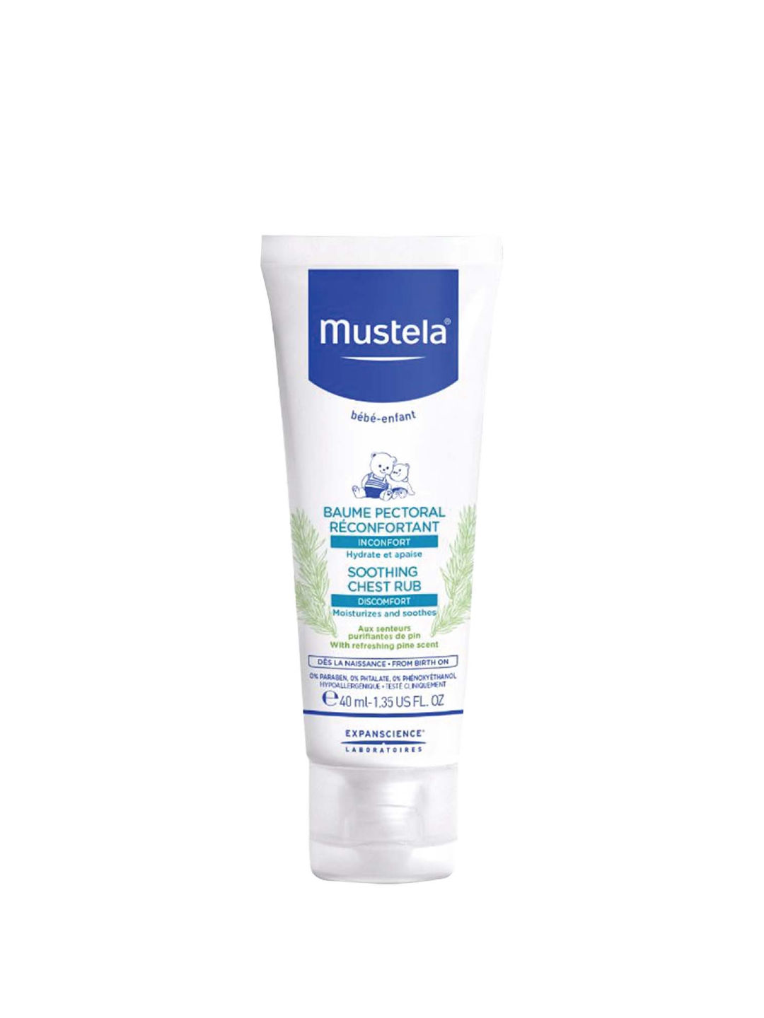 Mustela Soothing Chest Rub (40ml) (No Color- Image 1)