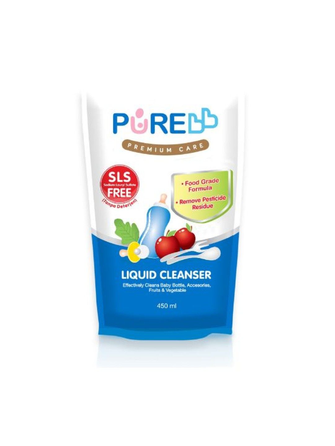 PureBB Liquid Cleanser Refill Pouch (450ml) (No Color- Image 1)