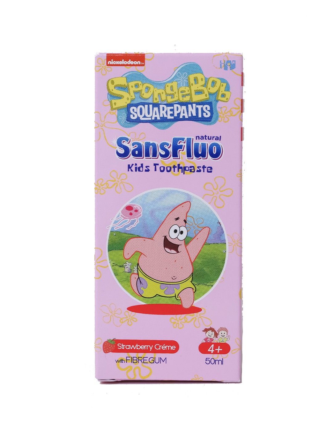 SansFluo Natural Kids Strawberry Creme Toothpaste