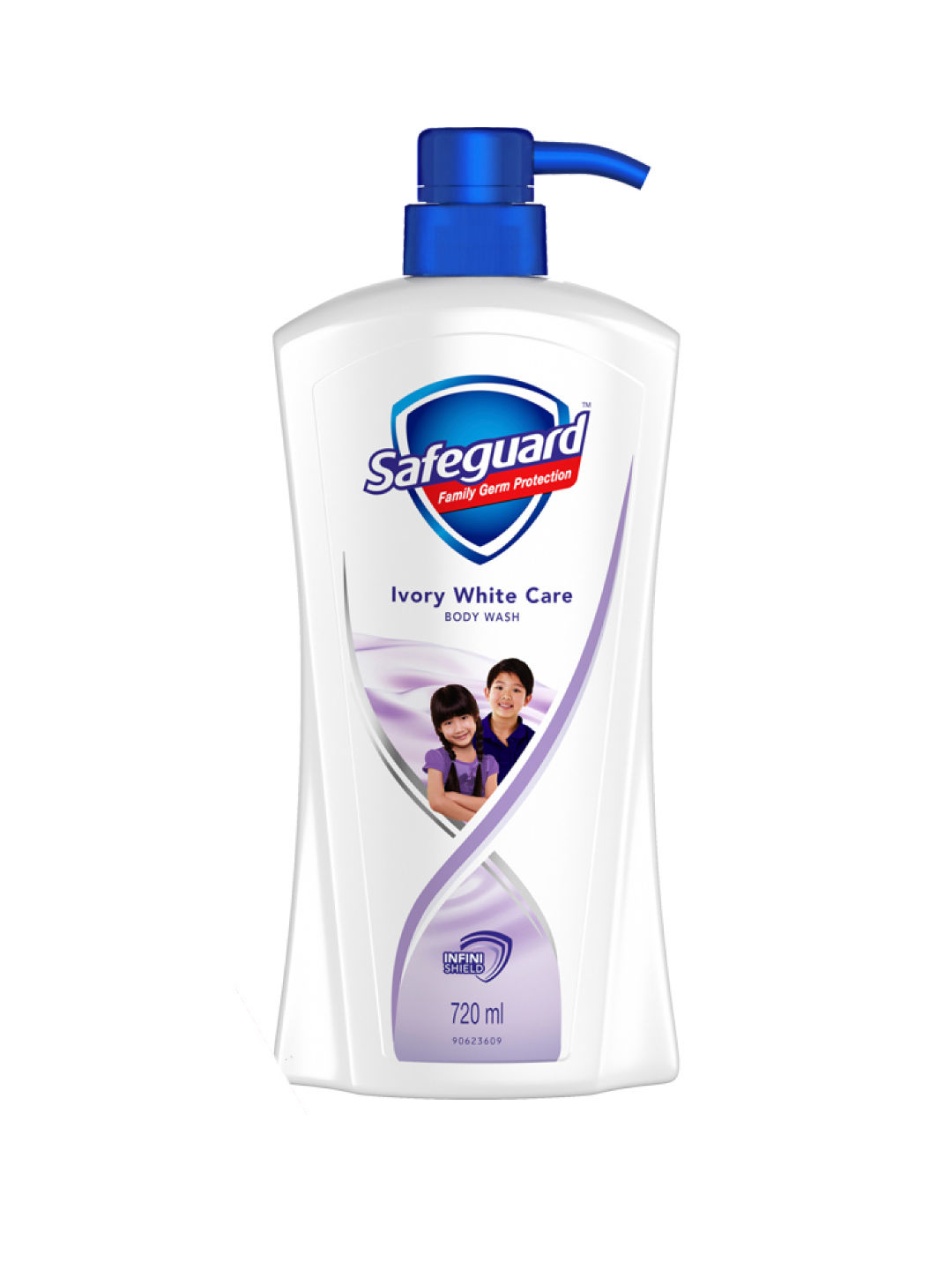 Safeguard Bodywash Ivory White Care (720ml)