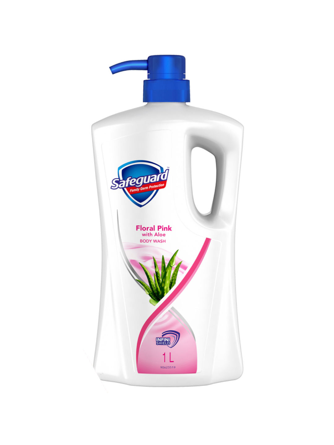 Safeguard Bodywash Pink Aloe (1L)