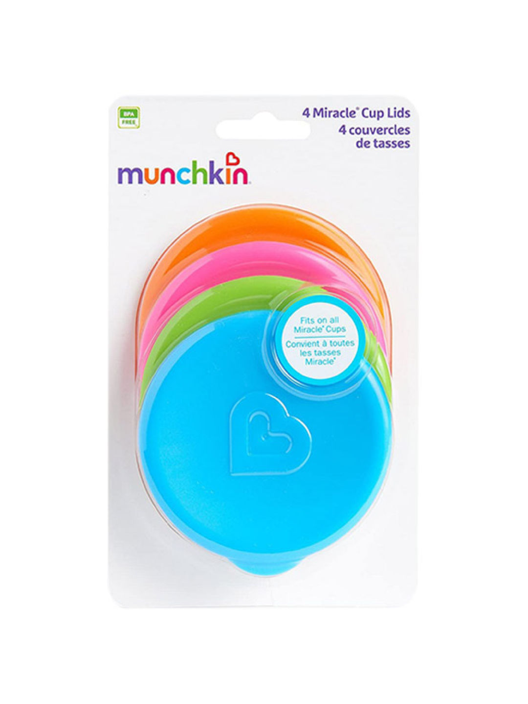 Munchkin Miracle Cup Lids (Pack of 4)