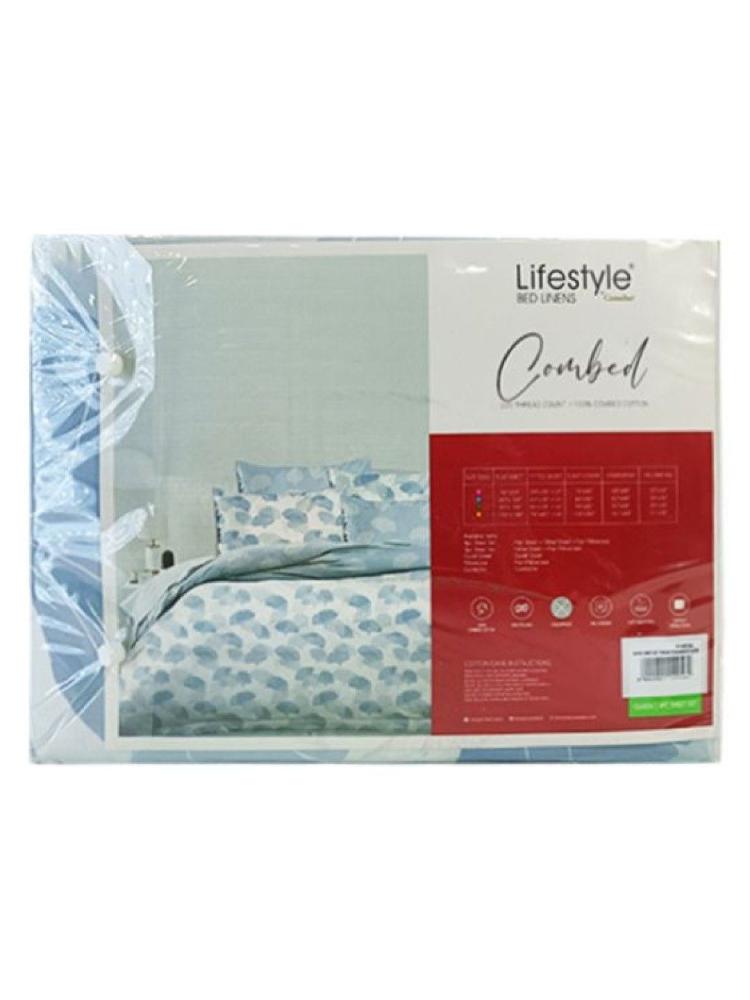 Lifestyle by Canadian Lifestyle T220 Combed 4-Piece Set (Blue Ivy- Image 2)