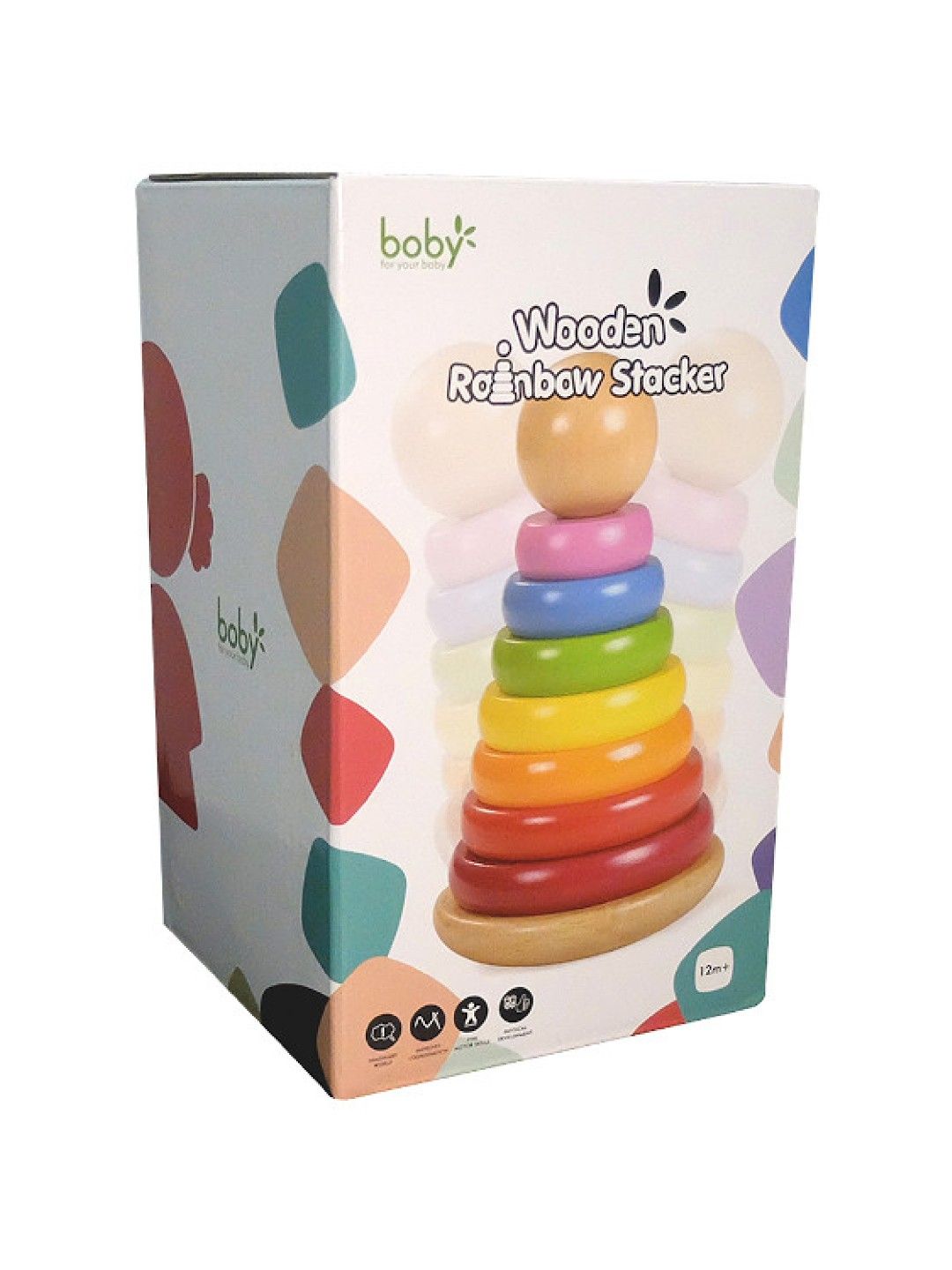 Boby Wooden Rainbow Stacker (No Color- Image 3)