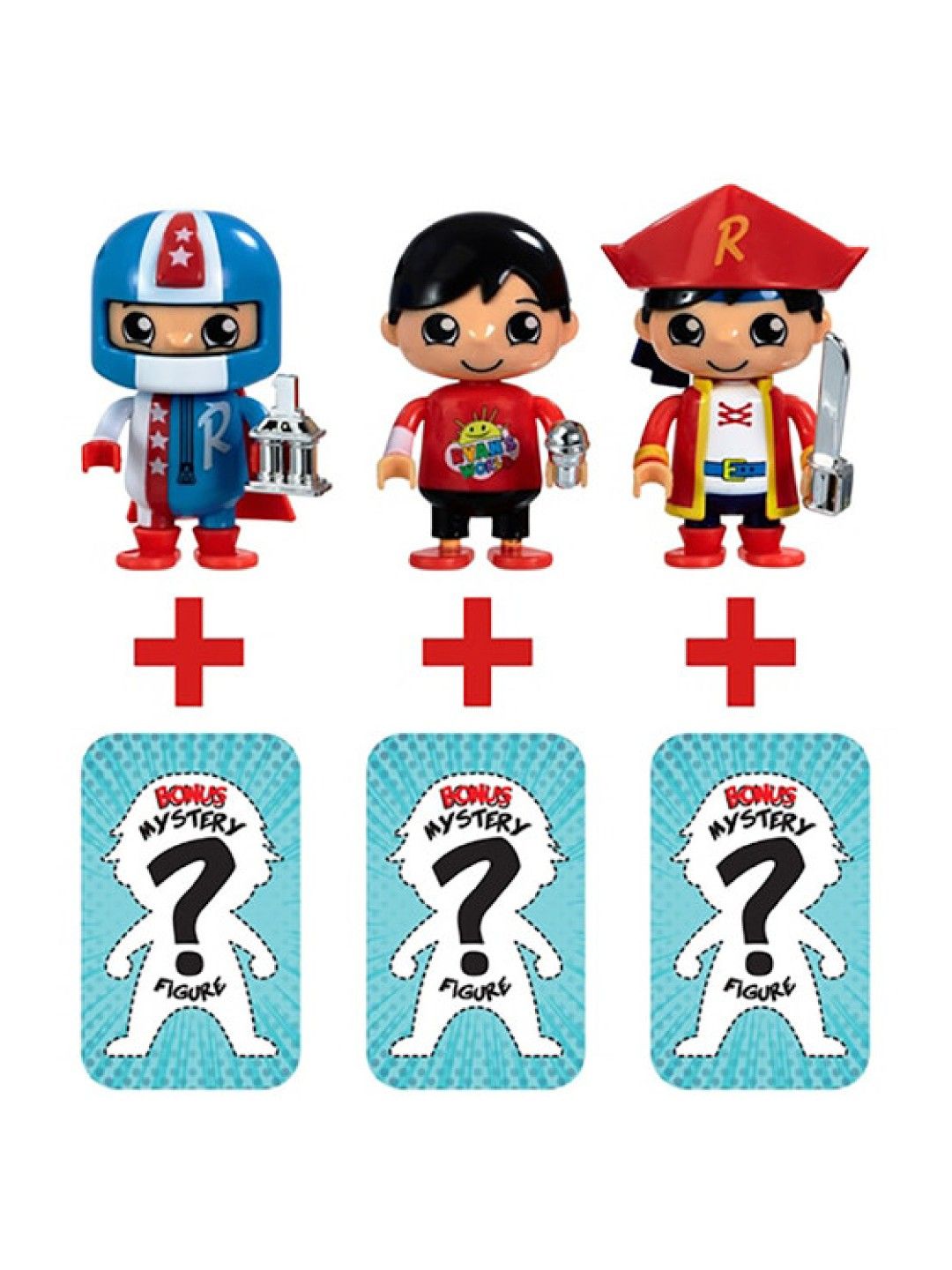 Ryan's World Mystery Figure (6-Pack) (No Color- Image 4)