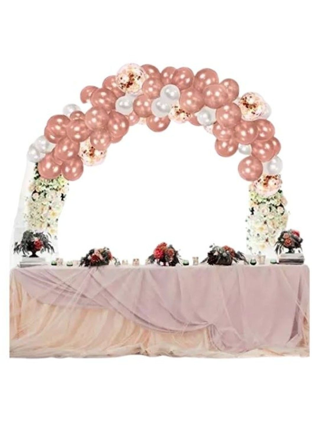 Party-Doh Rose Gold Balloon Arch Set (No Color- Image 4)