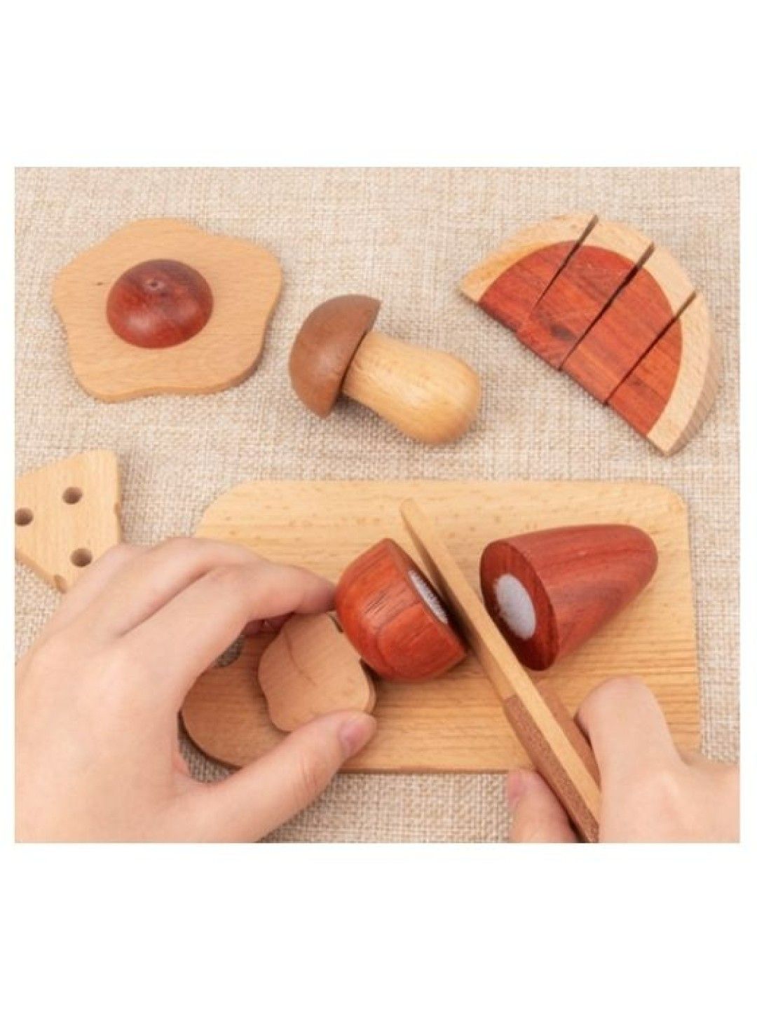 Angkop Beechwood Fruits and Veggies Slicing Set (No Color- Image 4)