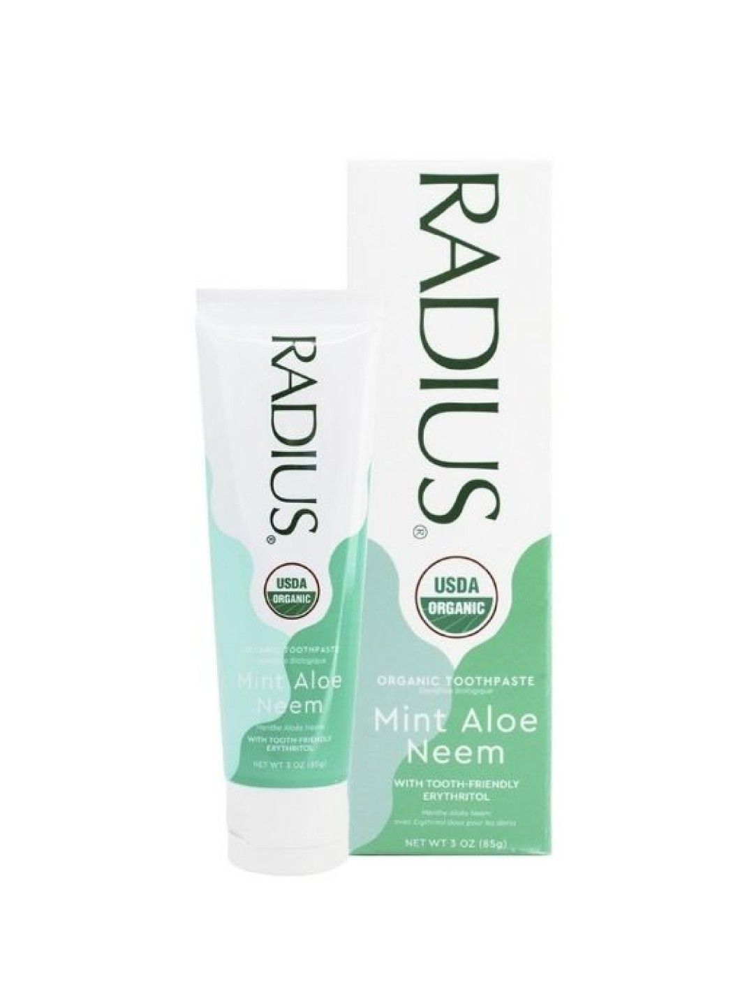 Radius Toothpaste Mint Aloe Neem (3oz) (No Color- Image 2)