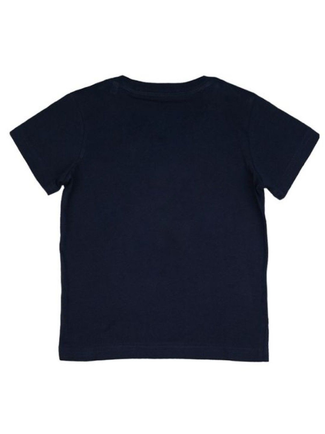 Grizzly Toddler Boys Roundneck Shortsleeve Tee with Embossed Print (Navy Blue- Image 2)