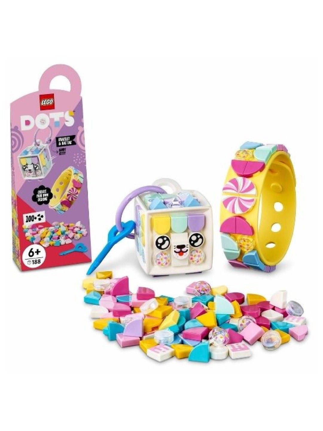 Lego Dots Candy Kitty Bracelet & Bag Tag (Top 10) (No Color- Image 4)