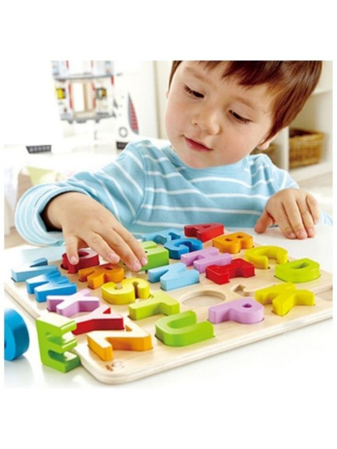 Young Mindz Chunky Alphabet Puzzle (No Color- Image 4)