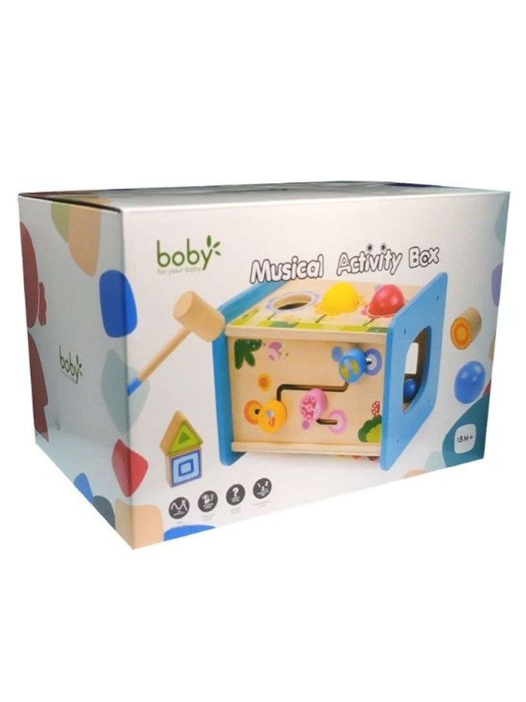 Boby Wooden Musical Activity Box (No Color- Image 4)