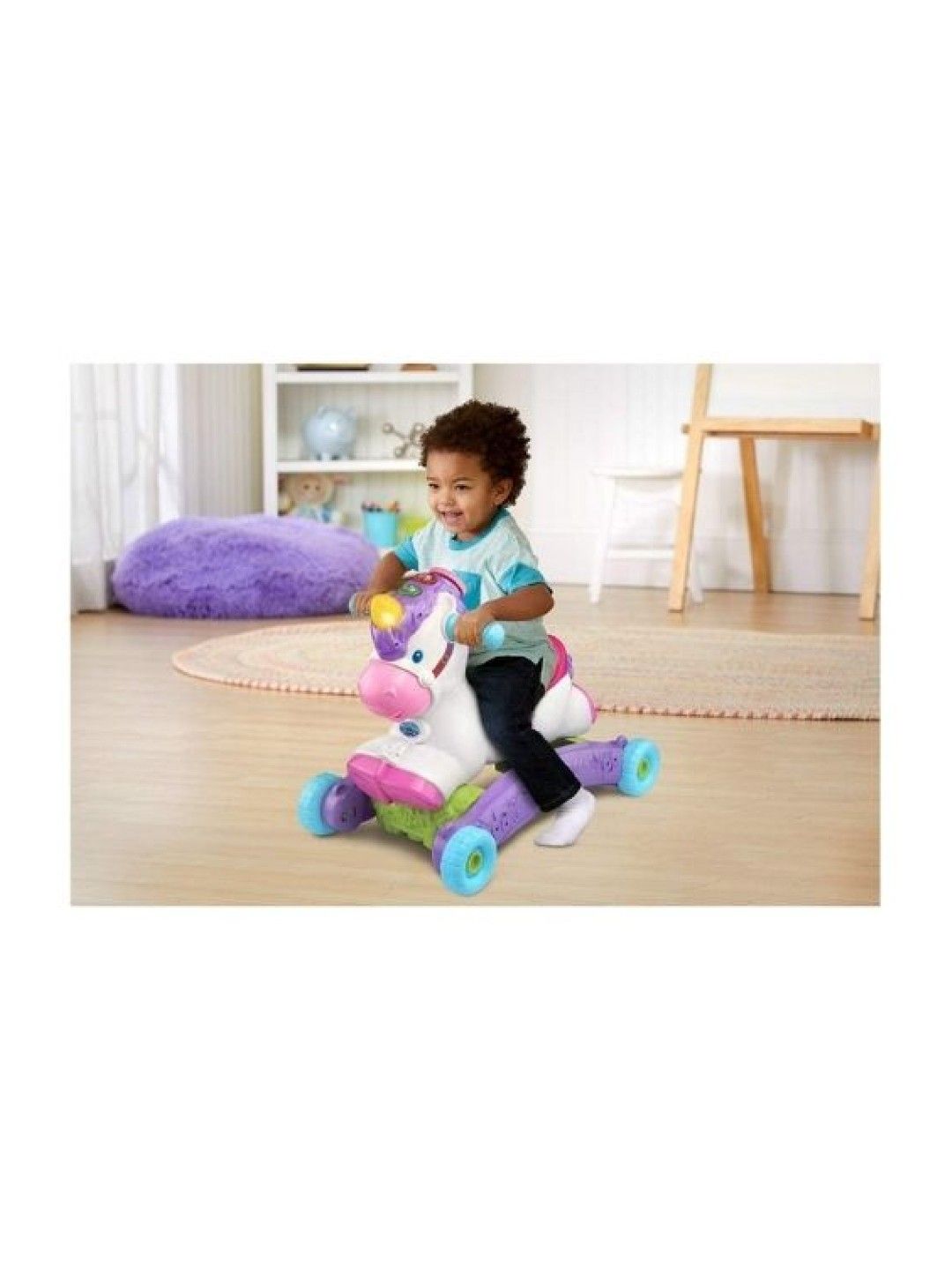 VTech Rock & Ride Unicorn / Kids Horse Rocker Toy (No Color- Image 4)