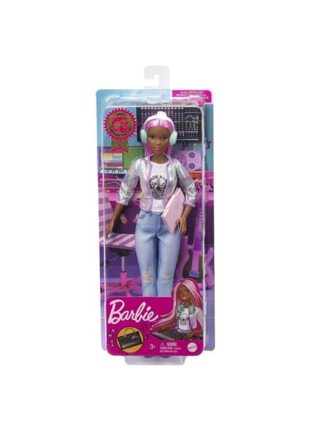 Barbie Career Of The Year 2021 Music Producer - Pink Hair (No Color- Image 4)