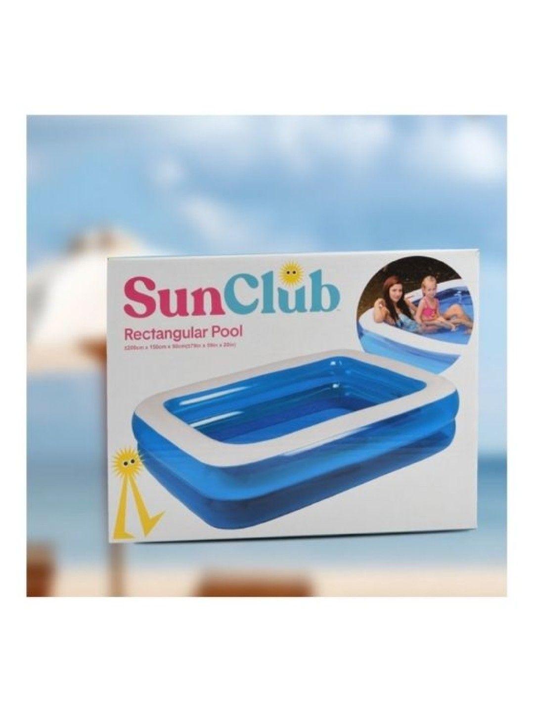 JILONG Giant Rectangular Inflatable Swimming Pool (No Color- Image 4)