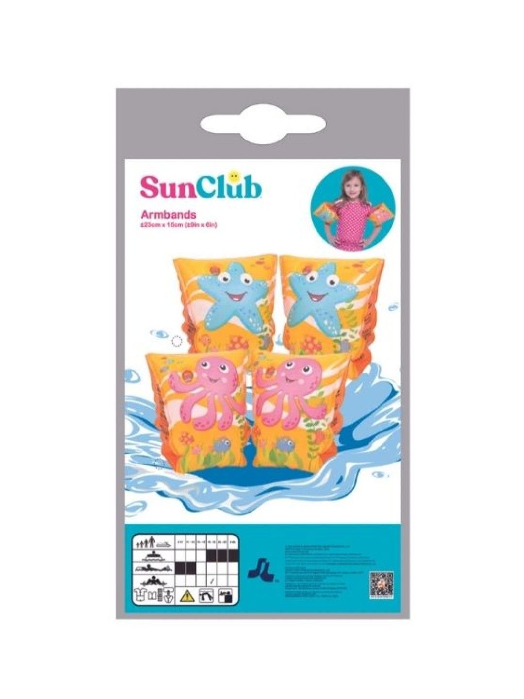 SunClub Inflatable Sea World Arm Bands (No Color- Image 4)