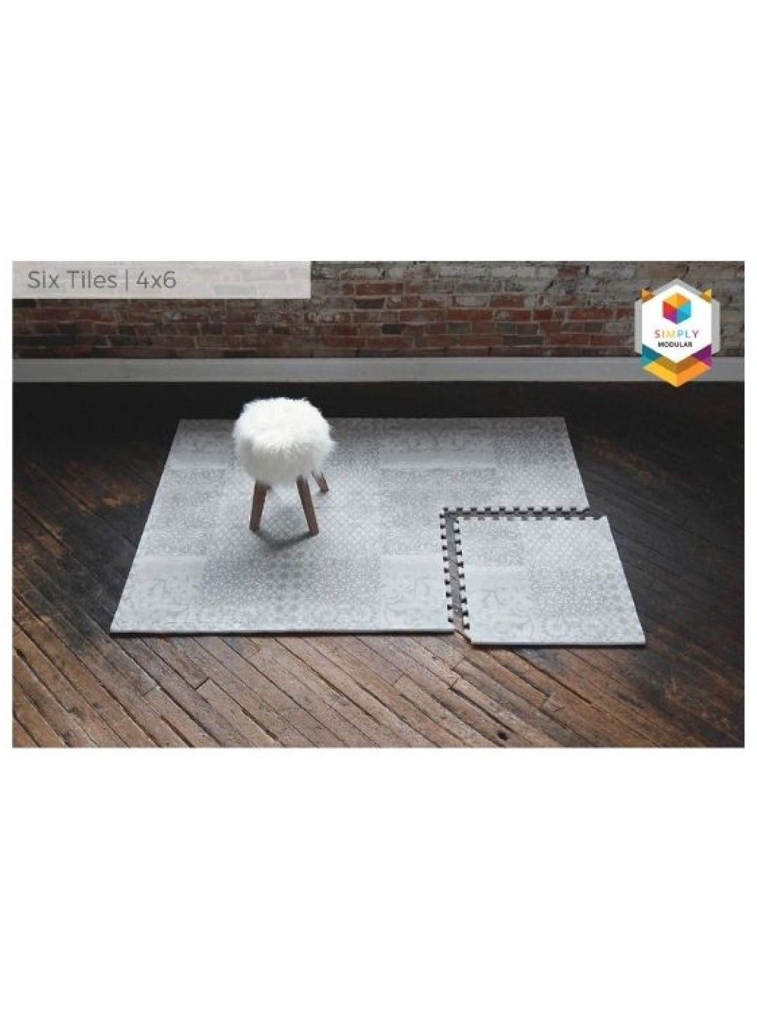 Simply Modular Heritage Puzzle Mat (6 tiles) (No Color- Image 4)