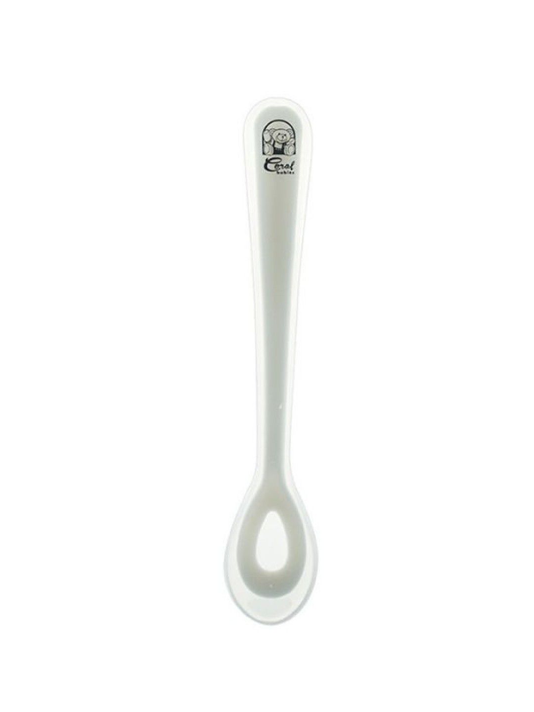 Coral Babies Soft Silicone Spoon (White- Image 2)