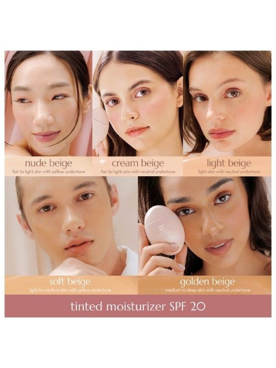 Happy Skin Second Skin Tinted Moisturizer in Nude Beige (No Color- Image 4)