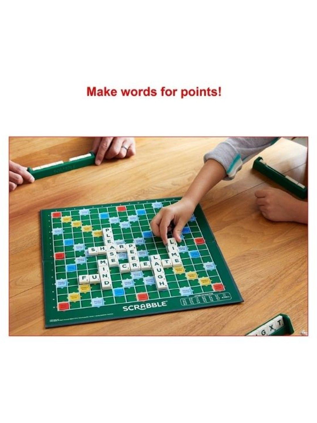 Mattel Games Original Scrabble Board Game (No Color- Image 4)