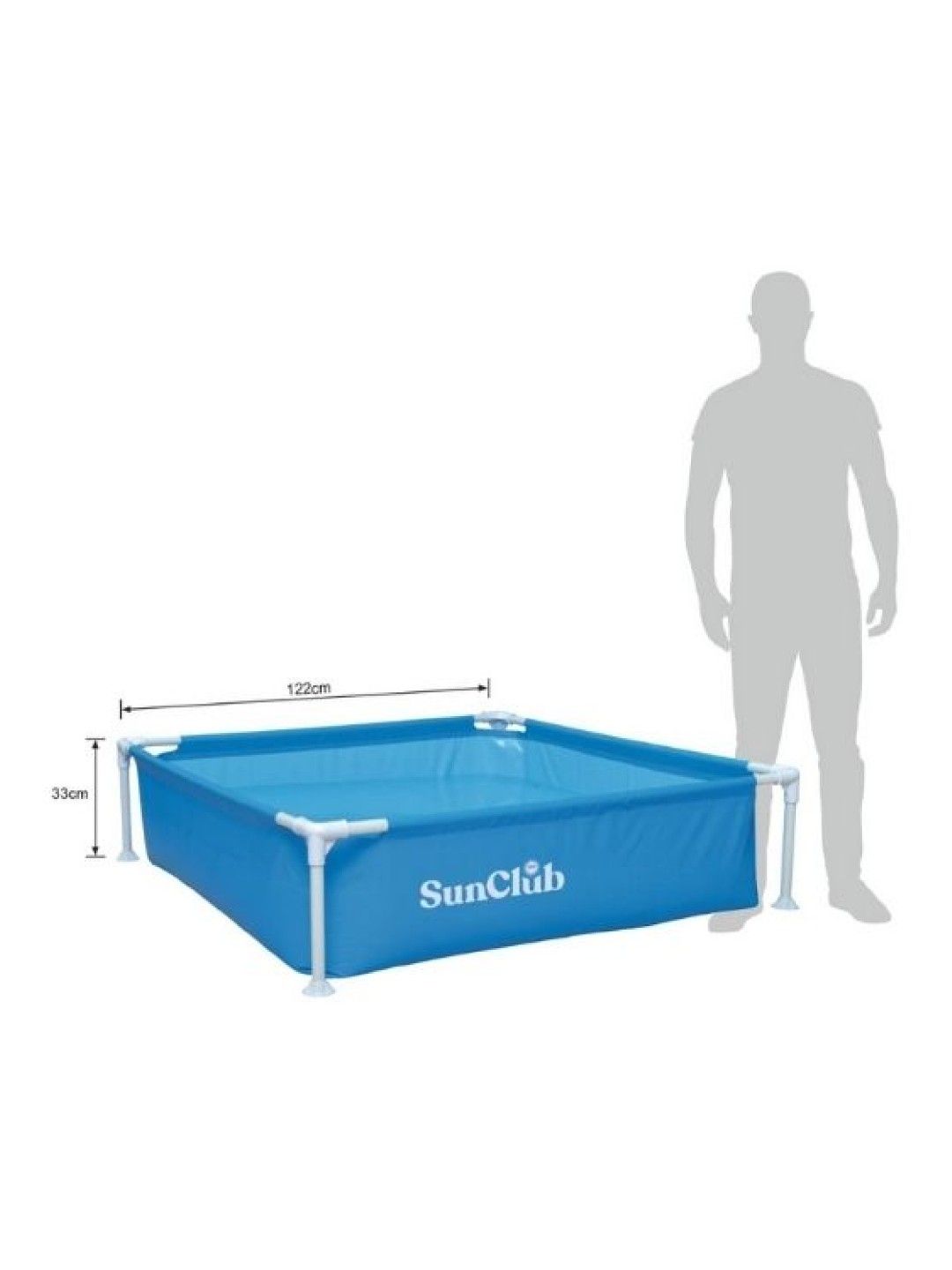 JILONG Mini-Frame Swimming Pool (Blue- Image 2)