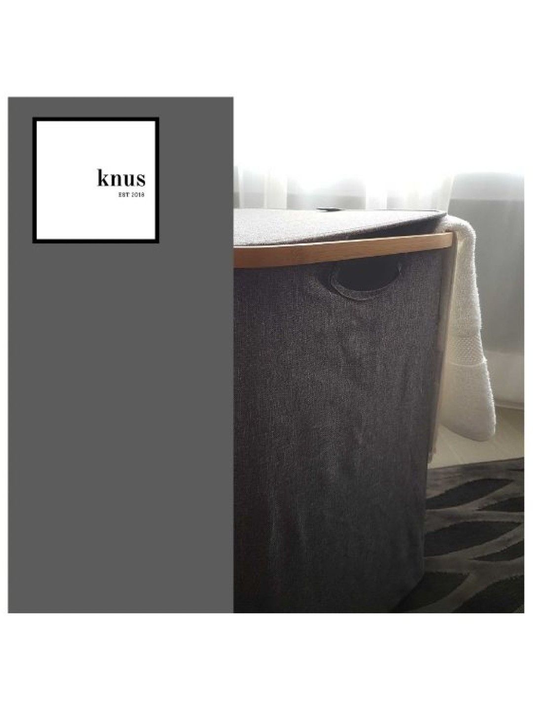 Knus PH Laundry Hamper Collapsible (No Color- Image 4)