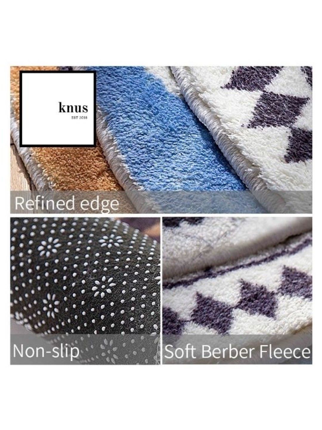 Knus PH Non-Slip Plush Area Rug Mat (Koala- Image 4)